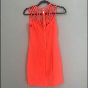 Neon Mini Dress / Sz M
